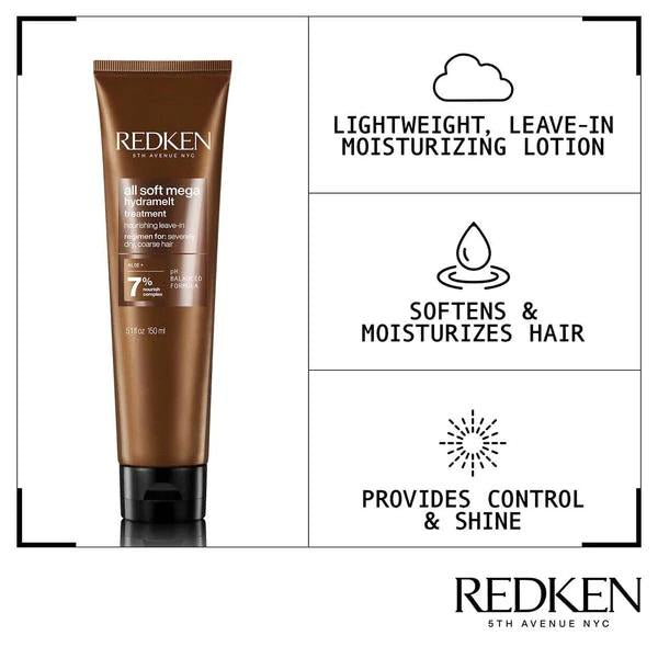 Redken All Soft Mega Hydramelt Treatment Nourishing Leave In 150ML Redken