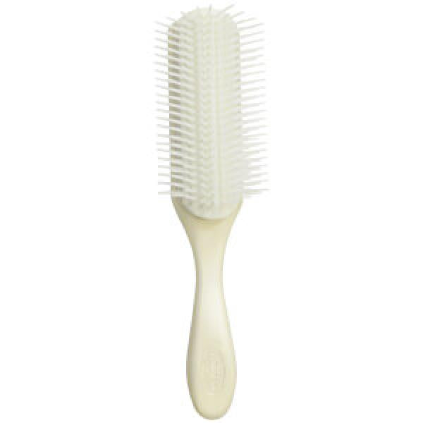 Denman D4 White Pearl Original Classic Styling Brush 9 Row Denman