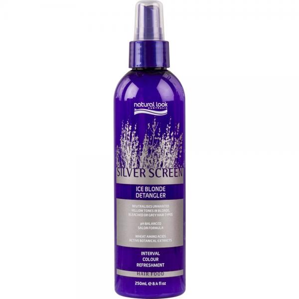 Natural Look Silver Screen Ice Blonde Detangler Toning Spray 250ML Artav
