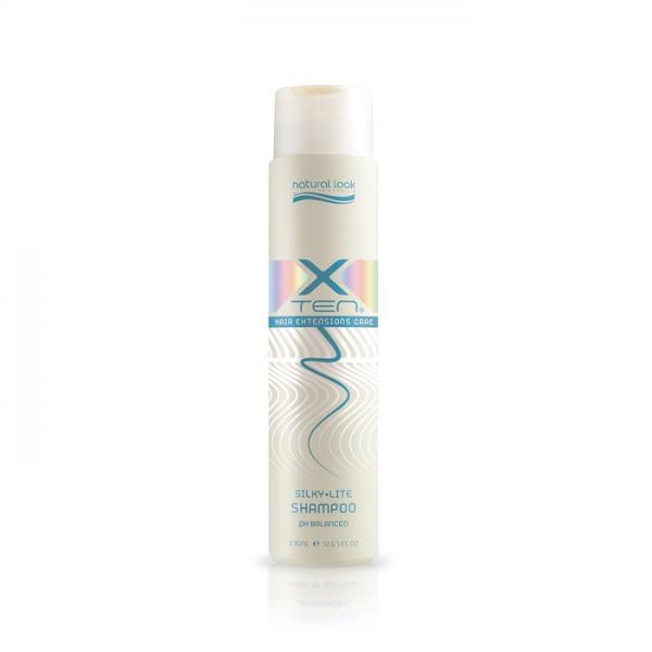 Natural Look X Ten Silky Lite Shampoo Hair Extensions Care 375ML Artav