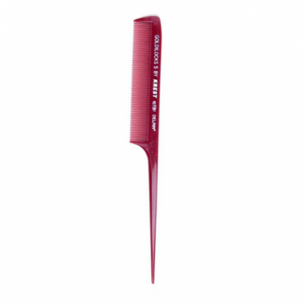 Goldilocks G5 Plastic Tail Comb Burgundy