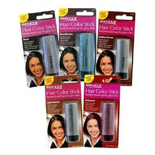 1000 Hour Hair Colour Stick Medium Brown Blends Away Grey 14GM