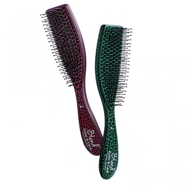 Olivia Garden IBlend Brush Black Cracked Teal Olivia Garden
