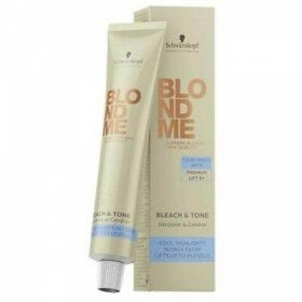 Schwarzkopf BlondMe Bleach And Tone Create Cool Additive In One Step 60ML BlondMe