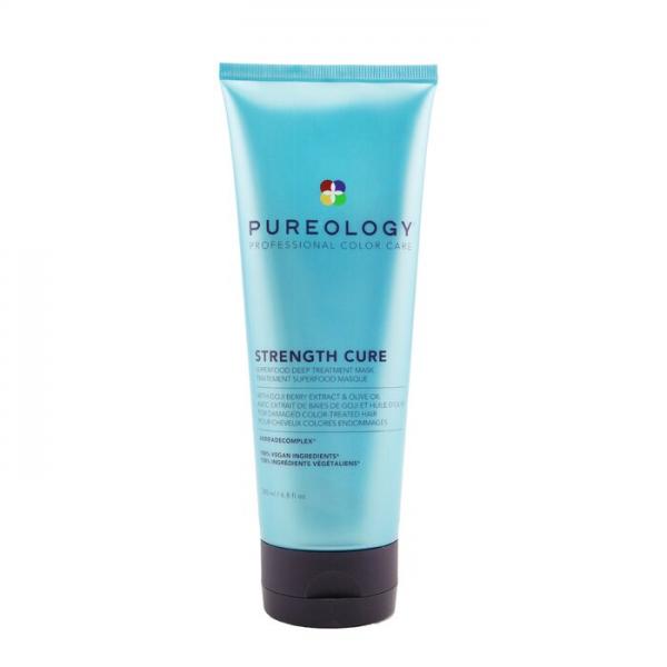 Pureology Strength Cure Super Food Treatment For Miro Scarred Damaged Hair 200ML Pureology