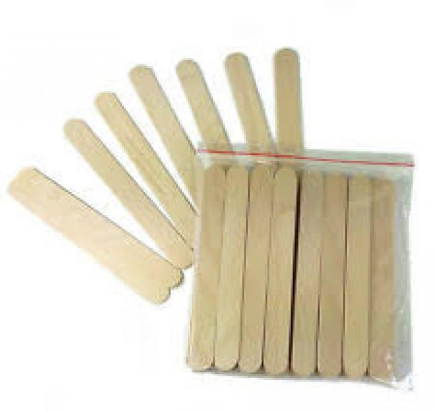 Salon And Spa Wooden Spatular Icy Pop Stixs 100 Pack Salon And Spa