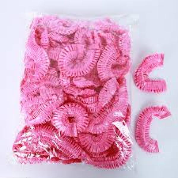Finishing Touch Wangaratta Disposable Caterpillar Cap Pink Spun Crinkle Type 100 Pack Finishing Touch Wangaratta