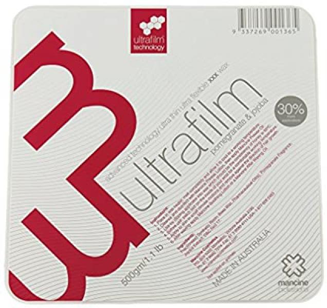 Mancine Ultra Film Pomegranate & Jojoba Hard Wax 500GM