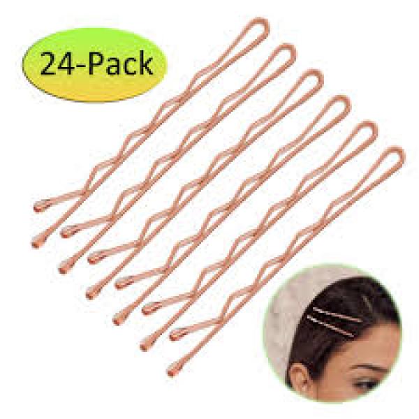 Bobby Pins Rose Gold 24 Pack Finishing Touch Wangaratta