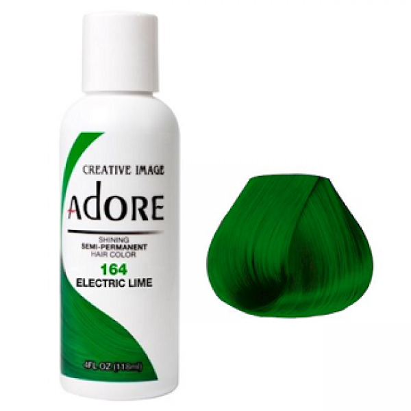 Adore Plus Semi Permanent Hair Color Electric Lime 118ML Adore