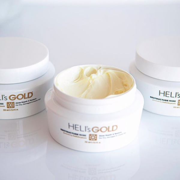 Heli's Gold Restructure Masque Treats Dry Hair 250ML Hel'sGold