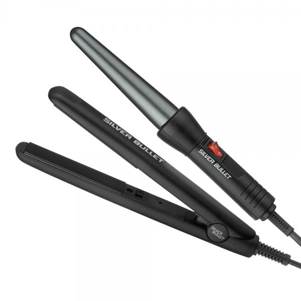 Silver Bullet Style On The Run Travel Set Includes Tong Iron Glove Bag