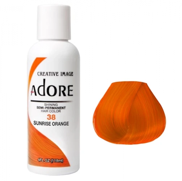 Adore Plus Semi Permanent Hair Color Sunrise Orange 118ML Adore
