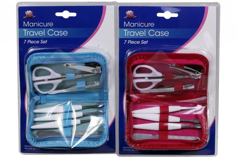 UBL Sapphire Manicure Travel Set Seven Piece