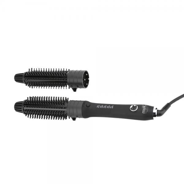 Muk Hot Round Brush With TWO Interchangeable Barrels Muk