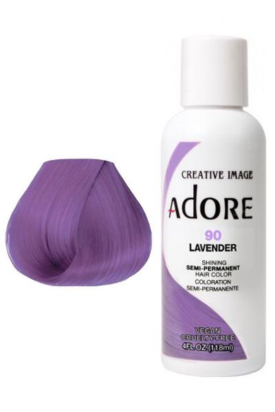 Adore Plus Semi Permanent Hair Colour Lavender 118ML Adore