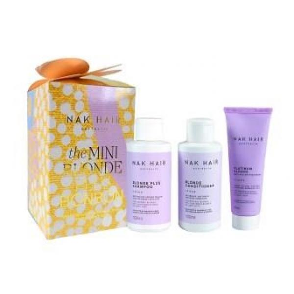 Nak Travel Bon Bons Contains Blonde Shampoo, Conditioner 100ML And Treatment 50ML Nak