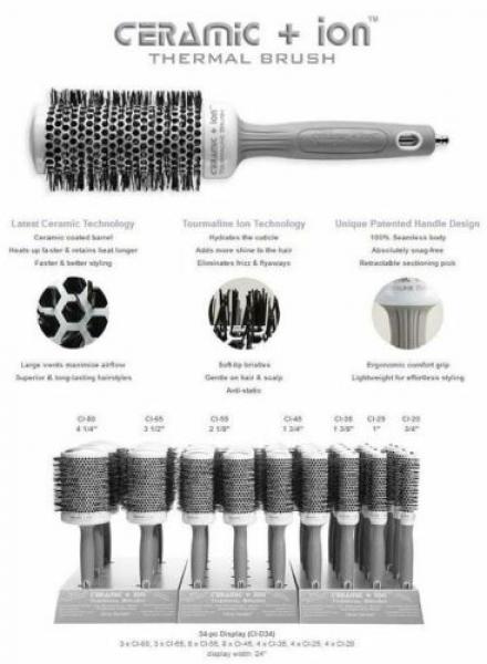 Olivia Garden CIT 55MM Ceramic + Ion Tourmaline Round Brush Olivia Garden