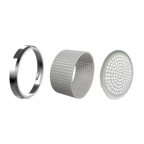 Gama IQ Dryer Spare Full Filter Cylinder With End Cap One Grey Plastic Cap - One Chrome Ring Gama IQ