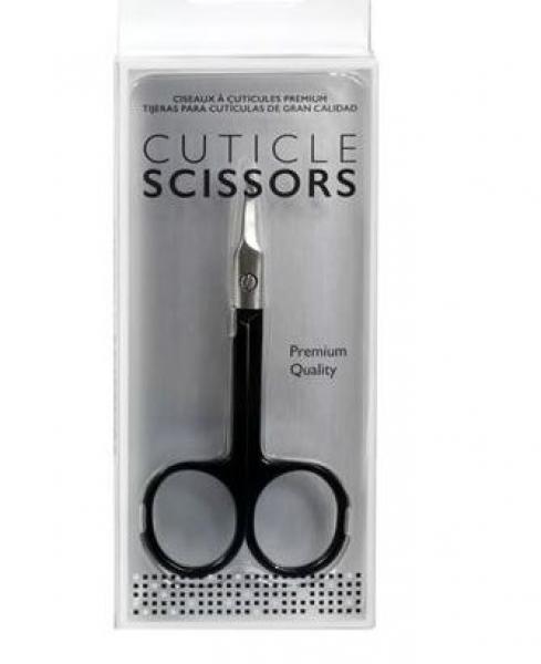 Ubl Cuticle Scissors 9.5CM Black Handle Indiana Nails