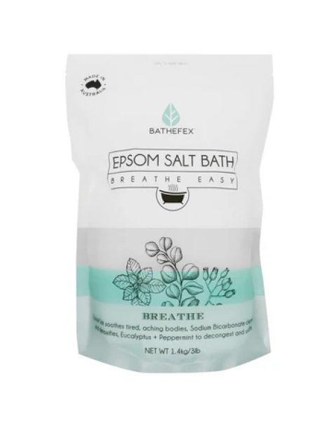 Bathefex Epsom Salt Breathe Easy Bath Crystals 1400GM Bathefex