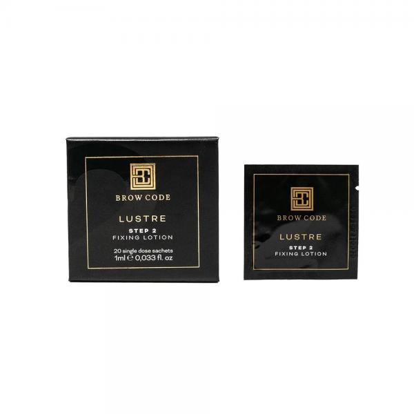 Brow Code Lustre Step 2 Fixing Lotion 20 Single Dose Sachets