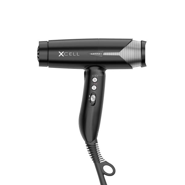 Gamma+ Xcell Hair Dryer Black Dual Ionic Gamma+ Plus