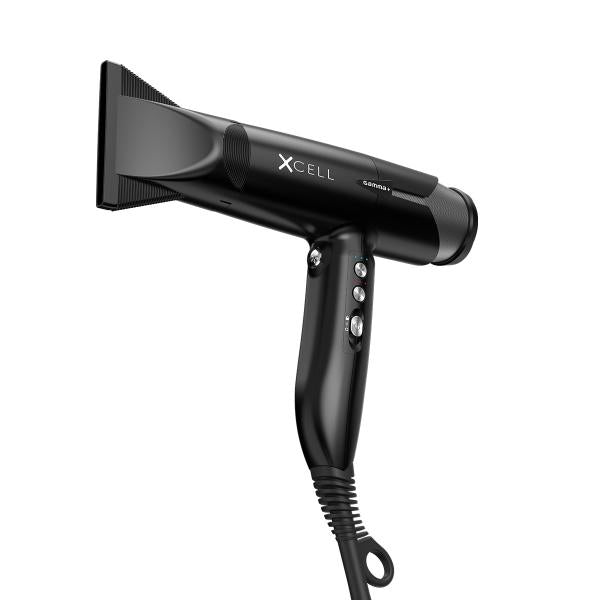 Gamma+ Xcell Hair Dryer Black Dual Ionic Gamma+ Plus