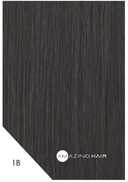 Amazing Hair Premium Tape Extensions 20 Inch Colour #1B Dark Brown 20 Pieces 100% Human Remy Hair