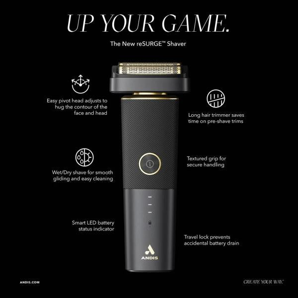 Andis Resurge Shaver Wet Dry Foil Head Andis
