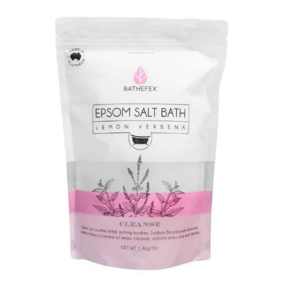 Bathefex Epsom Salt Lemon And Verbena Cleanse Bath Crystals 1400GM Bathefex