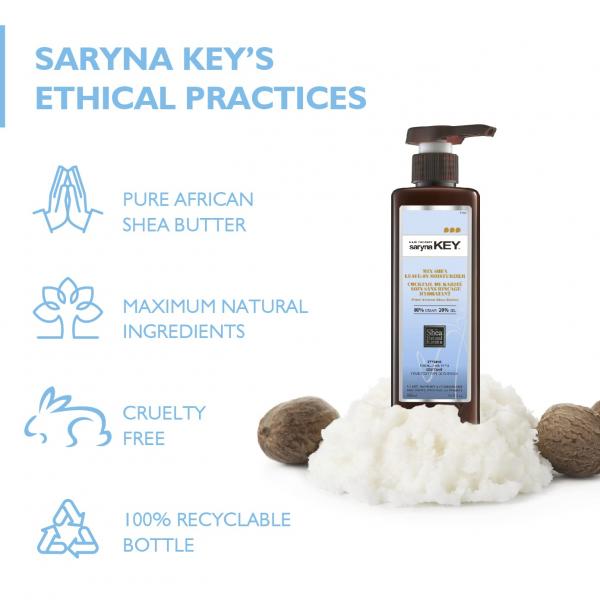 Saryna KEY Curl Control Cream Leave In Moisturizer 80 / 20 With African Shea Butter Natural Keratin 300ML