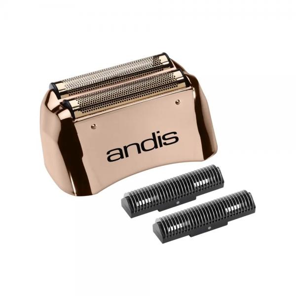 Andis Rose Gold Replacement Foil And Blade Top For Profoil Lithium Shaver Andis