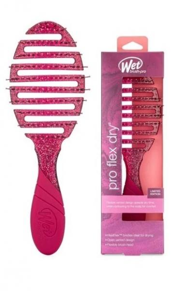 Wet Brush Pro Flex Dry Detangler Paddle Mineral Sparkle Wine