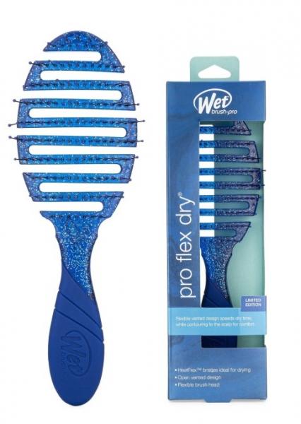 Wet Brush Pro Flex Dry Detangler Paddle Mineral Sparkle Midnight