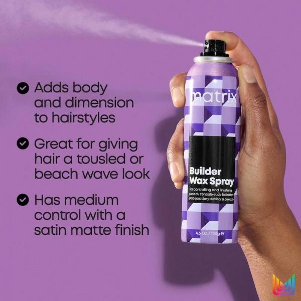 Matrix Builder Wax Spray For Controlling And Finishing Wax Mist 130GM