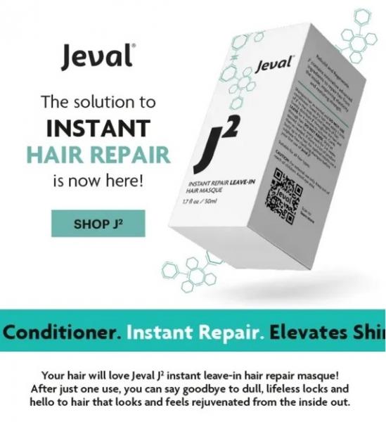 Jeval J2 Intense Repair Leave In Hair Masque 50ML