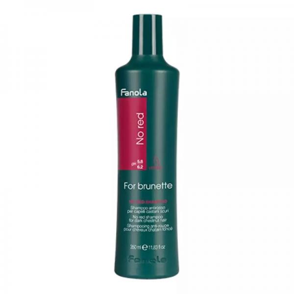 Fanola No Red Shampoo For Brunette Dark Chestnut Hair Types 350ML Fanola
