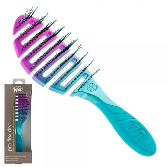 Wet Brush Pro Flex Dry Detangler Teal Ombre Wet Brush