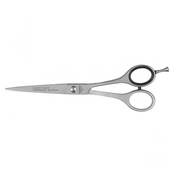 Iceman Satin Scissors Master Cut Serrated Pointy With Case 6.5 Inch Iceman