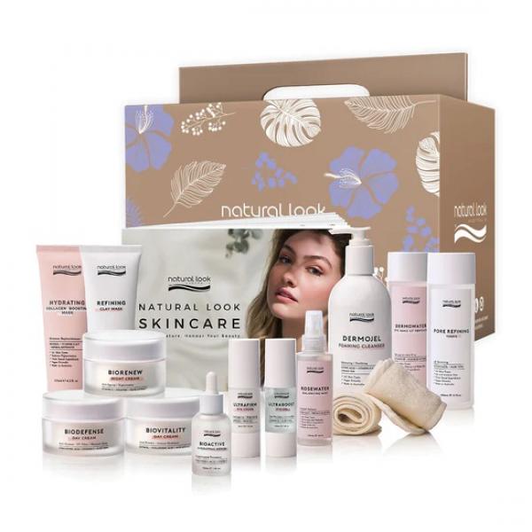 Natural Look Retail Skin Care ( Starter ) Kit Contains Twenty Items Natural Look