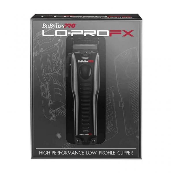 Babyliss Pro Lo Pro FX Black Metal Lithium Clipper Babyliss