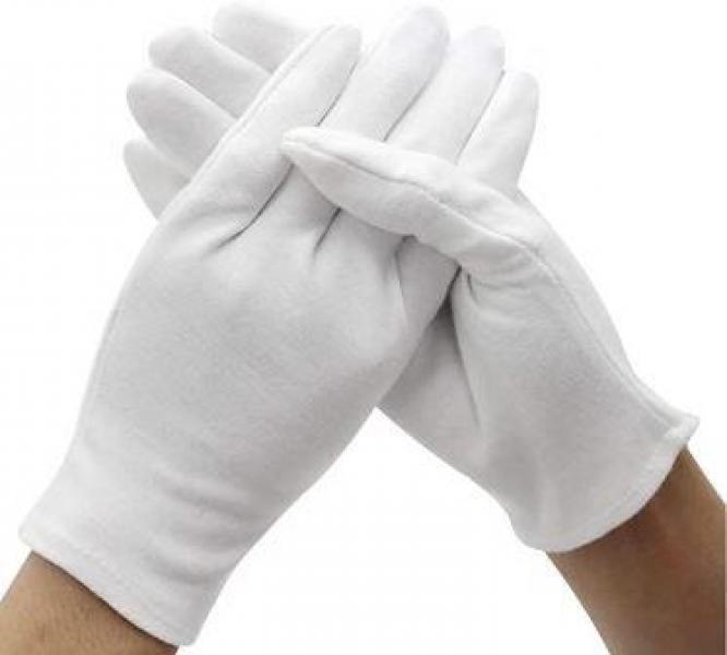 Indiana Nails Pure Cotton Gloves White Small / Med / Large Indiana Nails