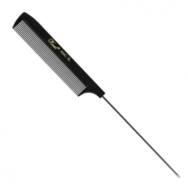 Krest 4641 XL Metal Tail Comb Black