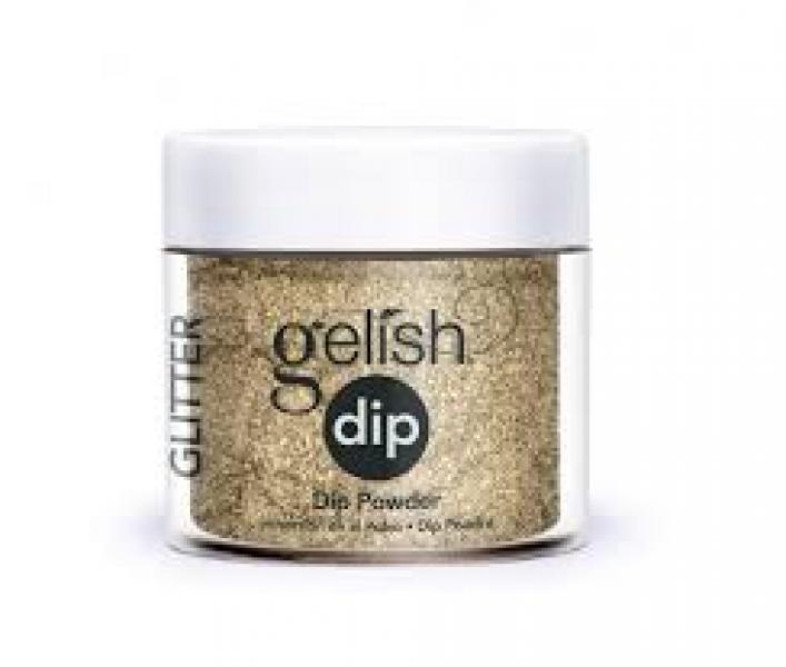 Gelish Dip Powder Glitter And Gold 23 Gram. Gelish