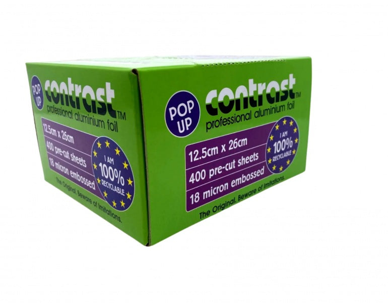 Contrast Pop Up Foil Classic Silver Embossed Boxed