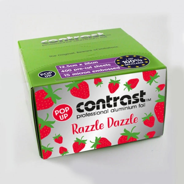 Contrast Pop Up Foil Classic Silver Embossed Boxed