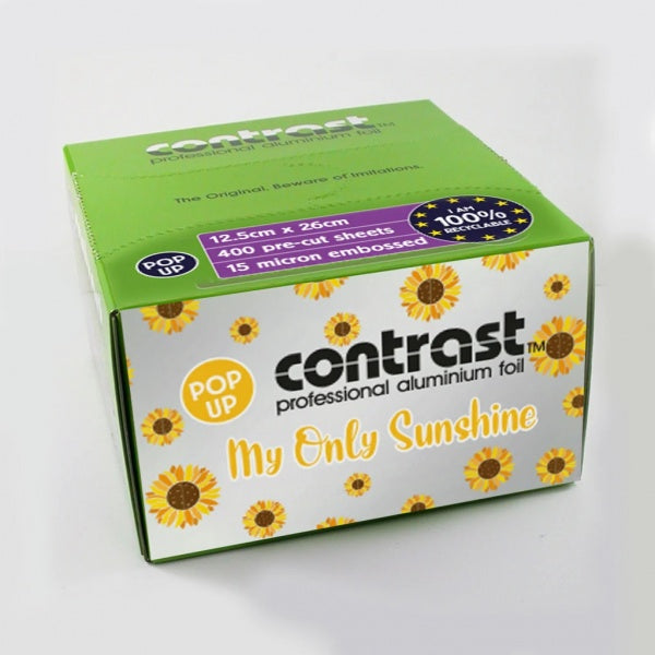 Contrast Pop Up Foil Classic Silver Embossed Boxed