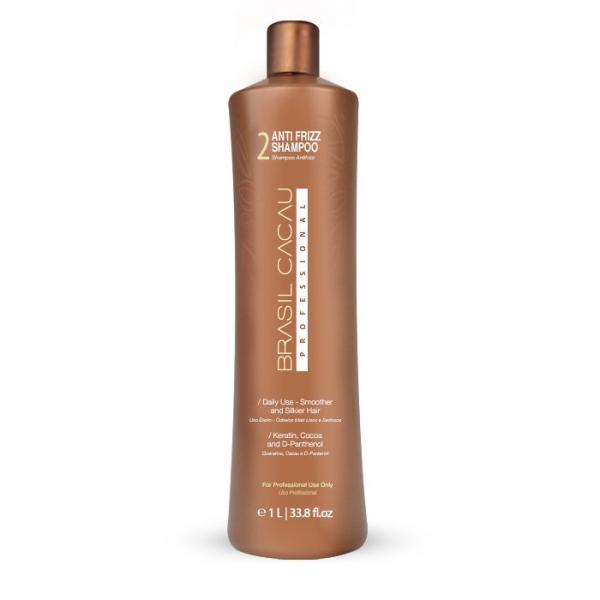 Brasil Cacau Shampoo Anti Frizz Daily Use 1000ML Brasil Cacau