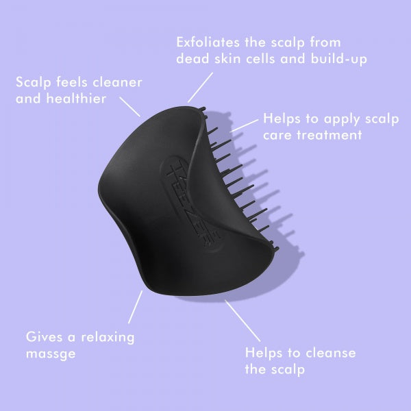 Tangle Teezer Black The Scalp Exfoliator And Massager